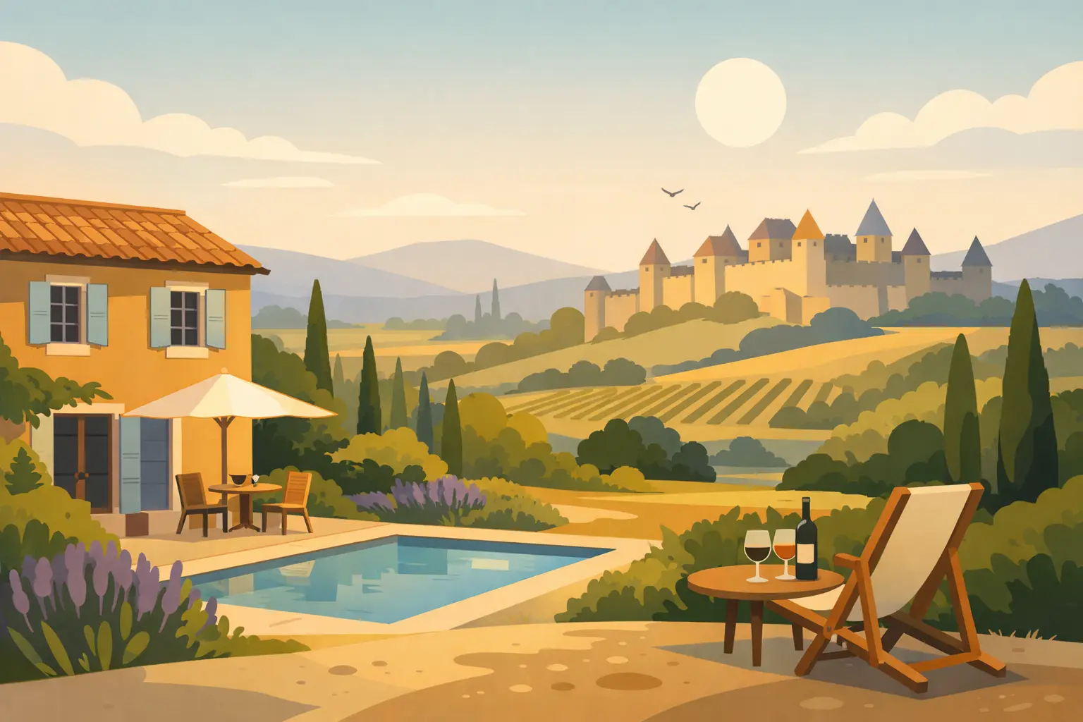 A Quiet B&B Near Carcassonne for Slower Stays
