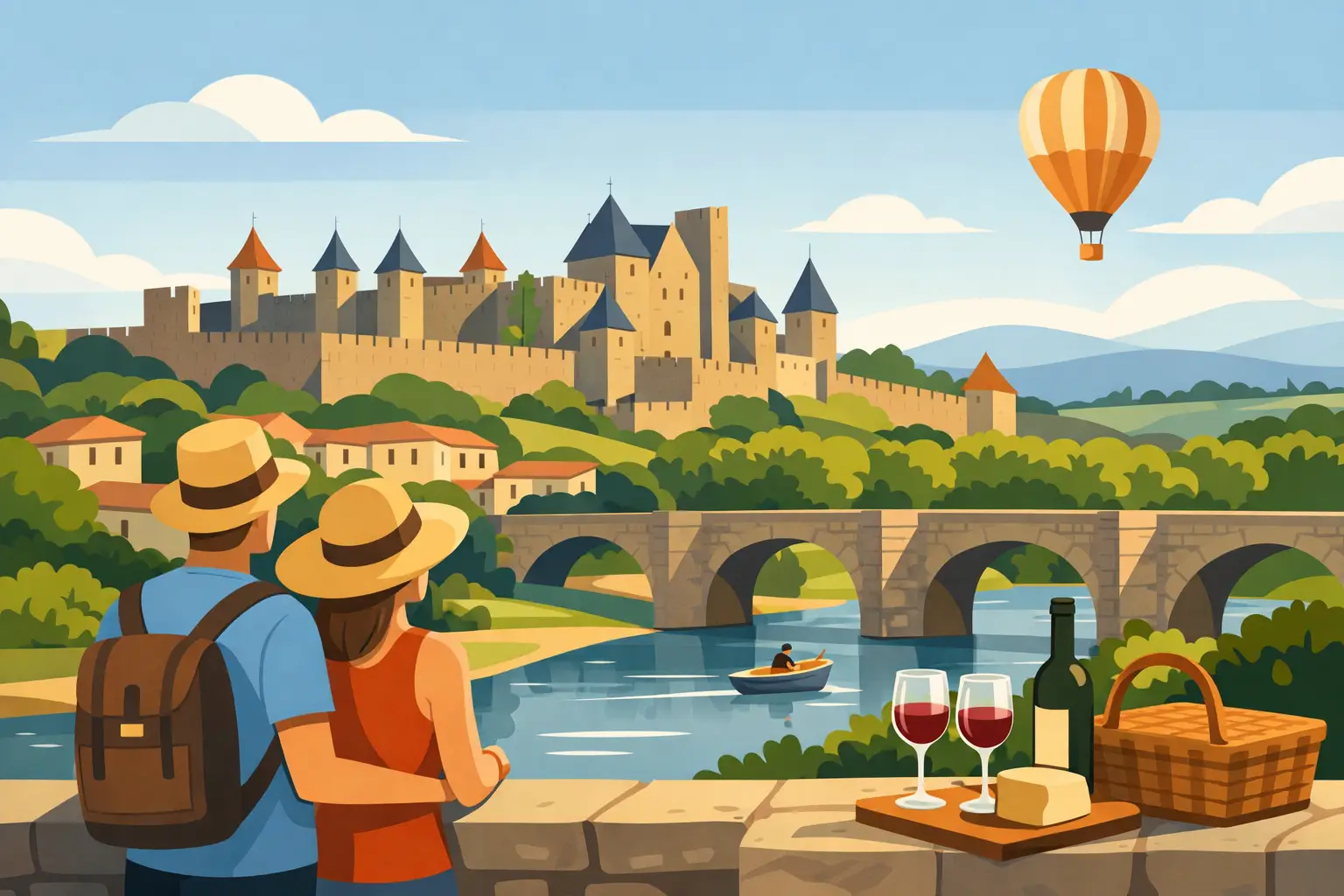 A Relaxed Carcassonne Itinerary for Three Days