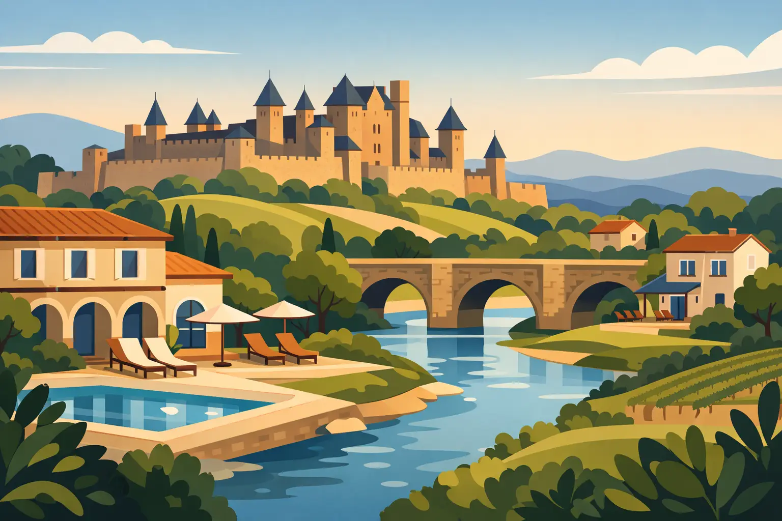 Where to Stay Near Carcassonne Medieval City